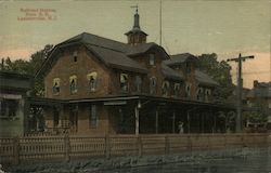 Railroad Station, Penn. R.R. Postcard