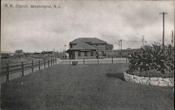 Railroad Station Postcard