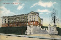 High School Jersey City, NJ Postcard Postcard Postcard