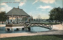 Lafayette Park Jersey City, NJ Postcard Postcard Postcard