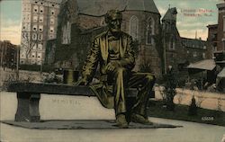 Lincoln Statue Newark, NJ Postcard Postcard Postcard