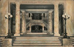 Interior of New City Hall Postcard