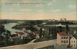 Bird's-Eye View of Branch Brook Park Postcard