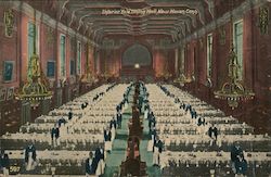 Interior Yale Dining Hall Postcard