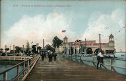 Entrance to Steeplechase Island Postcard