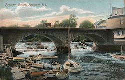Pawtuxet Bridge Rhode Island Postcard Postcard Postcard