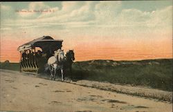 Old Horse Car Postcard