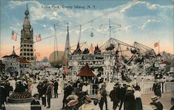 Luna Park Coney Island, NY Postcard Postcard Postcard