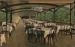 Veranda for Clam Bakes, Feltmans' Postcard