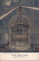 Friede Globe Tower Postcard