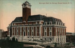 Borough Hall, St. George Postcard