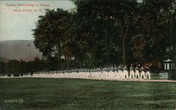 Cadets Returning to Camp Postcard