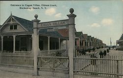 Entrance to Egan Villas, Eldsea Court Postcard