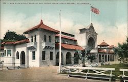 New Bath House, Showing End Facing Ocean Postcard