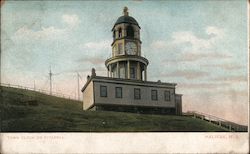 Town Clock on Citadel Postcard
