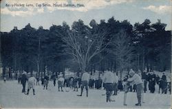 Hockey Game, Cup Series Postcard