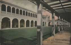 Court and Reading Room, Casa del Desierto Postcard