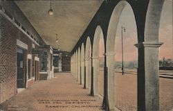 Vista Through the Arches, Casa Del Desierto Postcard