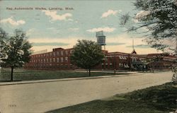 Reo Automobile Works Postcard