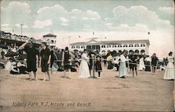 Arcade and Beach Postcard