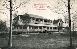 Greetings From Powers Lake, Hotel Oakland Postcard