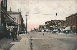 Main Street Newton, KS Postcard Postcard Postcard