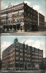 Hamilton Hotel and Carey House Postcard