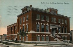 YMCA Building Newton, KS Postcard Postcard Postcard