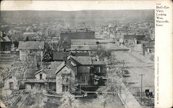 Bird's Eye View, Looking West Postcard