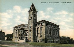 Museum, Kansas University Postcard