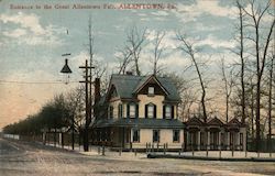 Entrance to the Great Allentown Fair Postcard