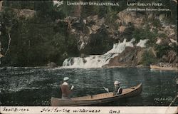 Lower Part of Helen's Falls, Lady Evelyn River Postcard