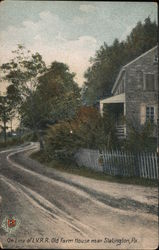 On Line of L.V.R.R., Old Farmhouse Near Slatington, PA Postcard Postcard Postcard