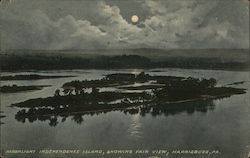 Moonlight, Independence Island Showing Fair View Postcard