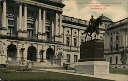 Statue of General John Frederic Hartranft, Front of State Capitol Harrisburg, PA Postcard Postcard Postcard