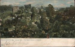 Colonial Park, First Burial Ground in Savannah Postcard