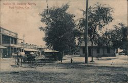 Macon St. Looking North Postcard