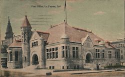 Post Office Lafayette, IN Postcard Postcard Postcard