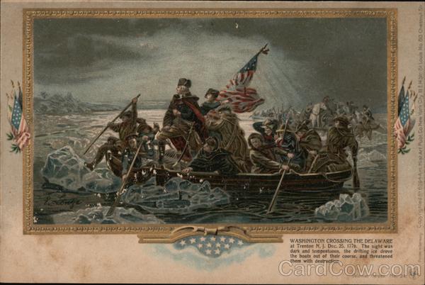 Washington Crossing the Delaware Patriotic