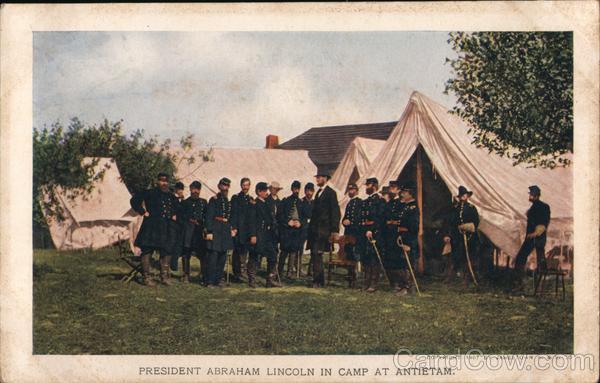 President Abraham Lincoln in Camp at Antietam 1907 Jamestown Exposition