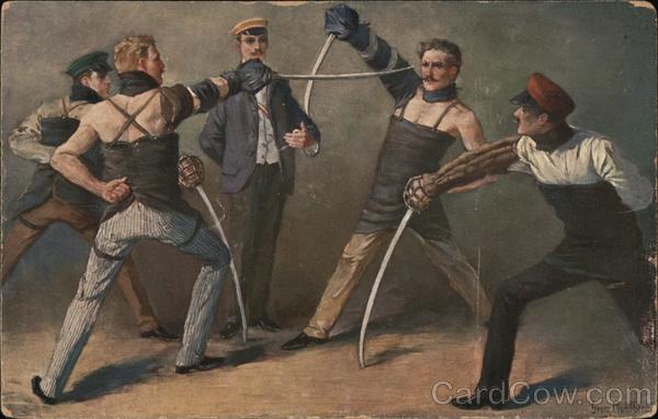 Men Fencing