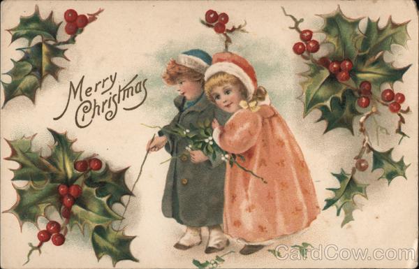 Two Children Out in Snow