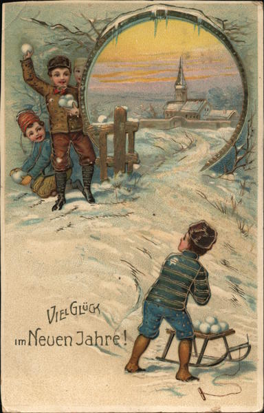 Viel Gluck im Neuen Jahre! Children