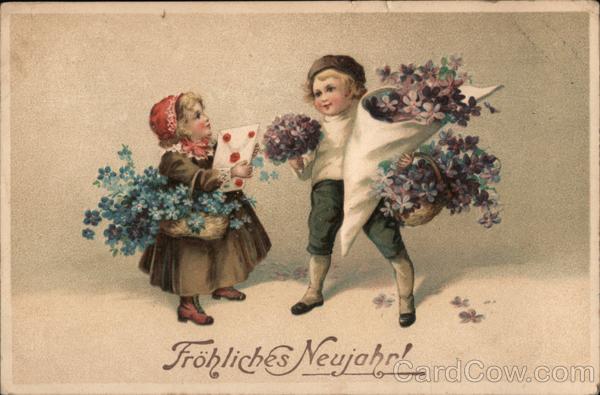 Frohliches Neujahr! Children