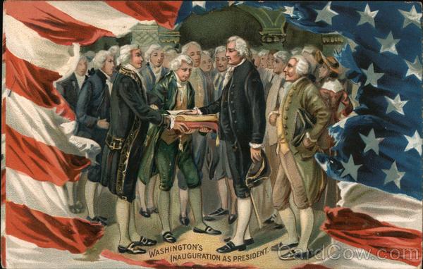 Washington's Inauguration as President Presidents