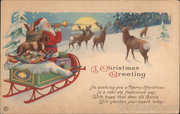 A Christmas Greeting Santa Claus