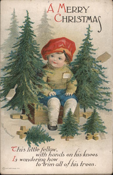 A Merry Christmas Ellen Clapsaddle Children