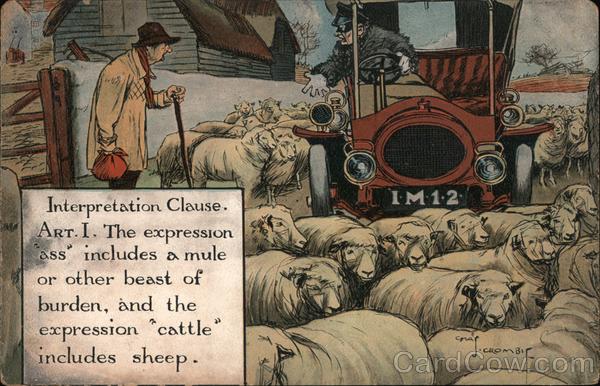 Interpretation Clause Cars