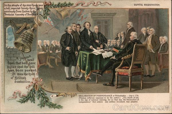 Declaration of Independence at Philadelphia, July 4, 1776