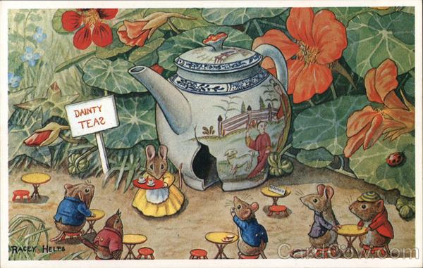 The Tea Shop Racey Helps Mice